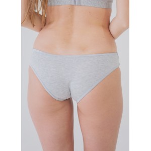 Трусы бразилиана под живот Rita для беременных Серые